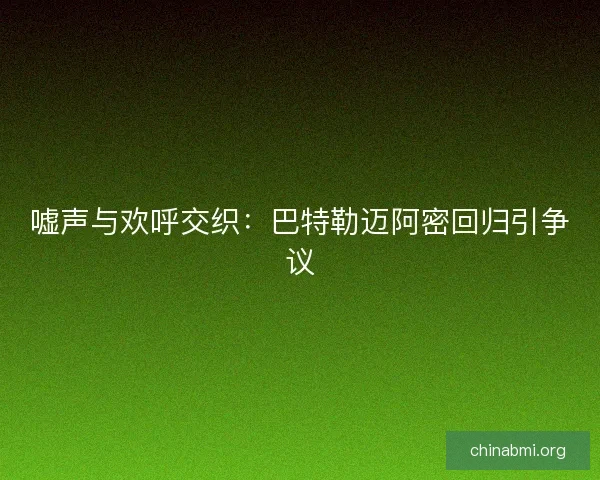 嘘声与欢呼交织：巴特勒迈阿密回归引争议